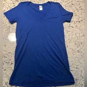 Victoria’s Secret PINK Royal Blue V neck tee M